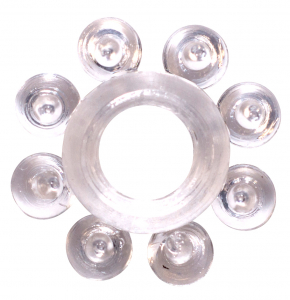 ЭРЕКЦИОННОЕ КОЛЬЦО RINGS BUBBLES WHITE