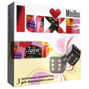 ПРЕЗЕРВАТИВЫ LUXE MINI BOX ИГРА (ассорти) 3шт