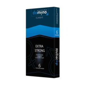 ПРЕЗЕРВАТИВЫ DOMINO CLASSIC EXTRA STRONG особо прочные (6 шт.)