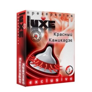 ПРЕЗЕРВАТИВ LUXE EXCLUSIVE КРАСНЫЙ КАМИКАДЗЕ (усы) 1 штука