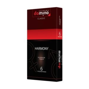 ПРЕЗЕРВАТИВЫ DOMINO CLASSIC HARMONY классические гладкие (6 шт.)