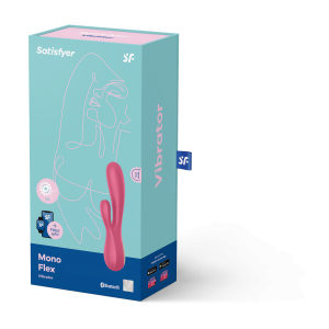 ВИБРАТОР с клиторальной стимуляцией Satisfyer Mono Flex RED, Германия.