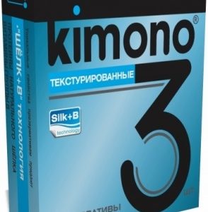 ПРЕЗЕРВАТИВЫ KIMONO (текстуированные) 3 шт.