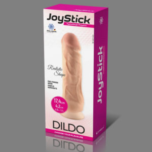 102114 Фаллоимитатор реалистичный на присоске JoyStick (L 17,4см, D 4,2см) материал Германия.