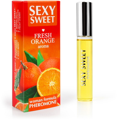 Парфюмированное средство для тела SEXY SWEET FRESH ORANGE с феромонами 10 мл арт. LB-16124
