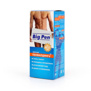 Крем для увеличения полового члена BIG PEN для пенбилдинга, 20 г, Россия