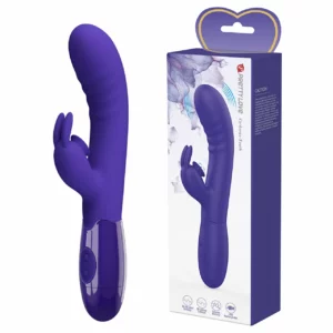 Вибромассажер с клиторальным стимулятором Cerberus BI-014795L (USB)
