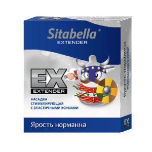 Насадка стимулирующая Extender Ярость нормана с усиками.