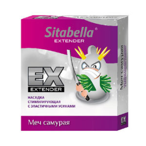 Насадка стимулирующая Extender Меч самурая с усиками.