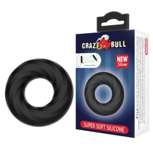 Эрекционное кольцо эластичное Baile Crazy Bull Super soft  Вl-210181