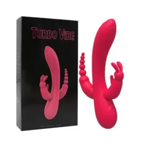 Вибратор-кролик для ТРОЙНОЙ стимуляции DIOSE "Turbo Vibe" DS-SC-A01(USB)
