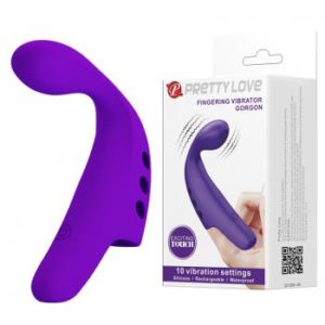 Вибронасадка на палец с 10 функциями вибрации Baile  "PRETTY LOVE" "GORGON" (USB)