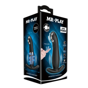 Вибростимулятор-ротатор простаты с имитацией движения пальчика MR*PLAY от Pretty Love, 7 реж.вибрации, 4 реж.движения шариков, (USB).