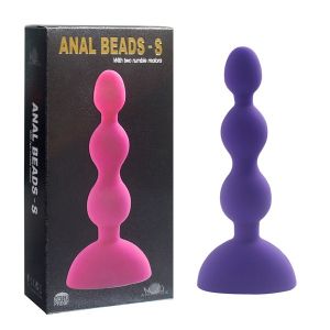 Анальный вибростимулятор ANAL "BEADS-S" розовый. L14.5 см/D3см(USB).