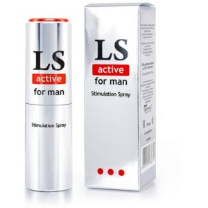 Спрей для мужчин с возбуждающим эффектом "LS"  LOVESPRAY ACTIVE (стимулятор) 18мл, Россия.