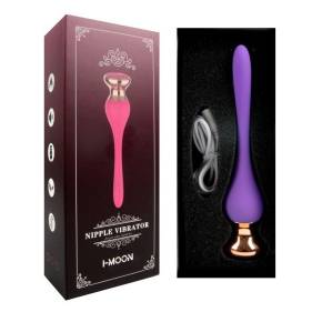 Вибромассажер-мини I-Moon Nipple Vibrator  14,5см (USB) фиолетовый.