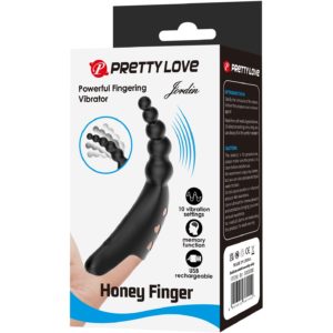 Вибронасадка на палец 'Pretty Love Jordin' Baile. (USB). длина 12.2 см./диаметр	2.1 см.