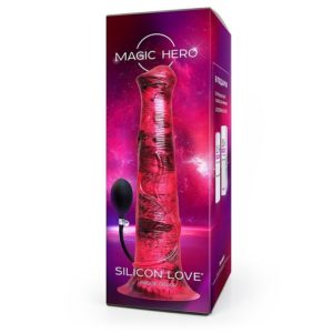 Фаллоимитатор MAGIC HERO (с имитацией семяизвержения), с грушей  L 290 мм d 55 мм/+подарок.