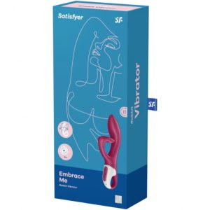 Вибратор-кролик Satisfyer "Embrace me" 12 режимов, USB,Германия.
