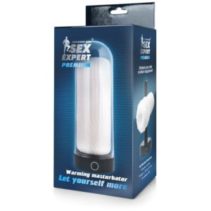 Мастурбатор со стойкой для нагрева, Sex Expert,(USB). SEM-55222