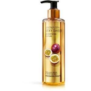 Гель для душа с феромонами "Маракуйя" AROMA SPA «Sex Sweet Passion Fruit»,200 мл,LB-16141.