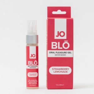 Стимулирующий гель «JO BLO Клубничный лимонад» для оральных ласк  со снижением чувствительности, объем 30 мл, JO10153.(США).