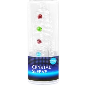 Насадка закрытая «Crystal Sleeve» шарики/усики, EE-10106