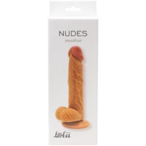 Фаллоимитатор на присоске Nudes "Steadfast",18,9см/3,5см , Lola  6001-01.