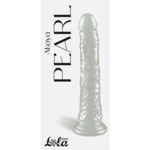 Фаллоимитатор перламутровый «Akoya Pearl» без мошонки,20см/3см,цвет белый,Lola Games,материал TPE, 9903-03..