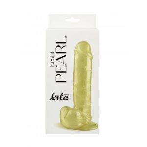 Фаллоимитатор перламутровый «Keshi Pearl» с мошонкой,19см/3,2см,цвет золотистый,Lola Games,материал TPE, 9904-01.