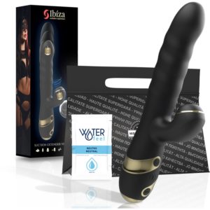 Вибратор-кролик «Suction Extender VIBRATOR»,10 реж.вибр./10 реж.всасывания,3 реж.пульсации,бренд IBIZA (Испания), D-234723