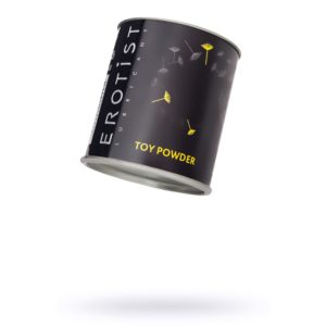 Пудра по уходу за секс-игрушками в жестяной баночке «Erotist Lubricants Toy Powder», 50 гр,  541440